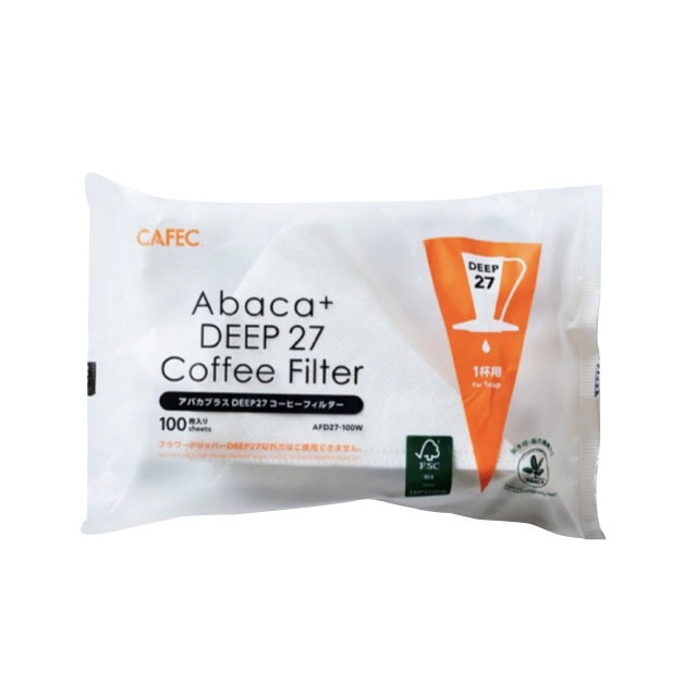 Deep 27專用濾紙100張 (漂白)