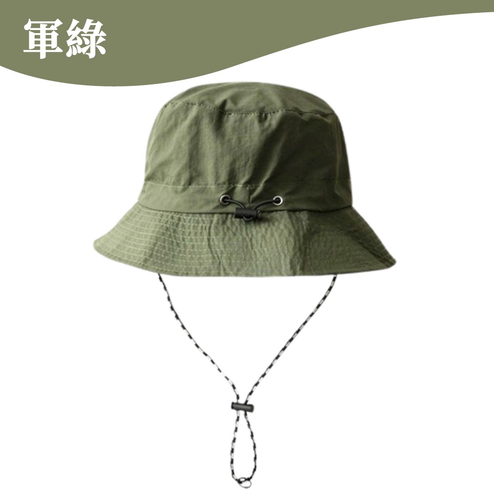 漁夫帽 折疊漁夫帽 速乾漁夫帽 素面漁夫帽 防曬帽 遮陽帽 登山帽 露營帽 帽子 【啡茶時刻】-規格圖8