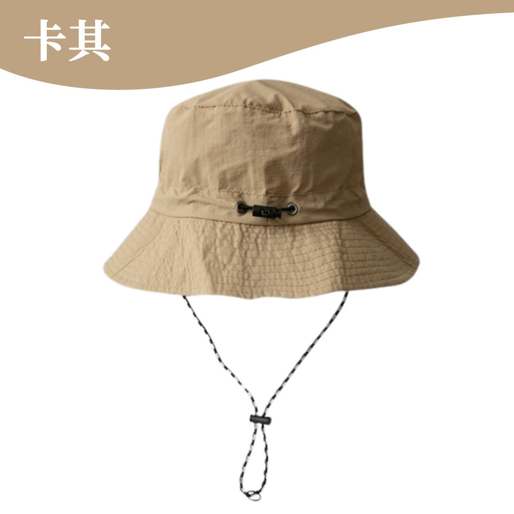 漁夫帽 折疊漁夫帽 速乾漁夫帽 素面漁夫帽 防曬帽 遮陽帽 登山帽 露營帽 帽子 【啡茶時刻】-規格圖8