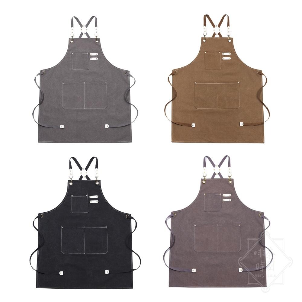 咖啡圍裙 職人圍裙 復古風 烘焙 日式圍裙 牛仔圍裙 工作圍裙 圍裙工作服 防水圍裙 圍裙廚房 圍裙 【啡茶時刻】-細節圖9