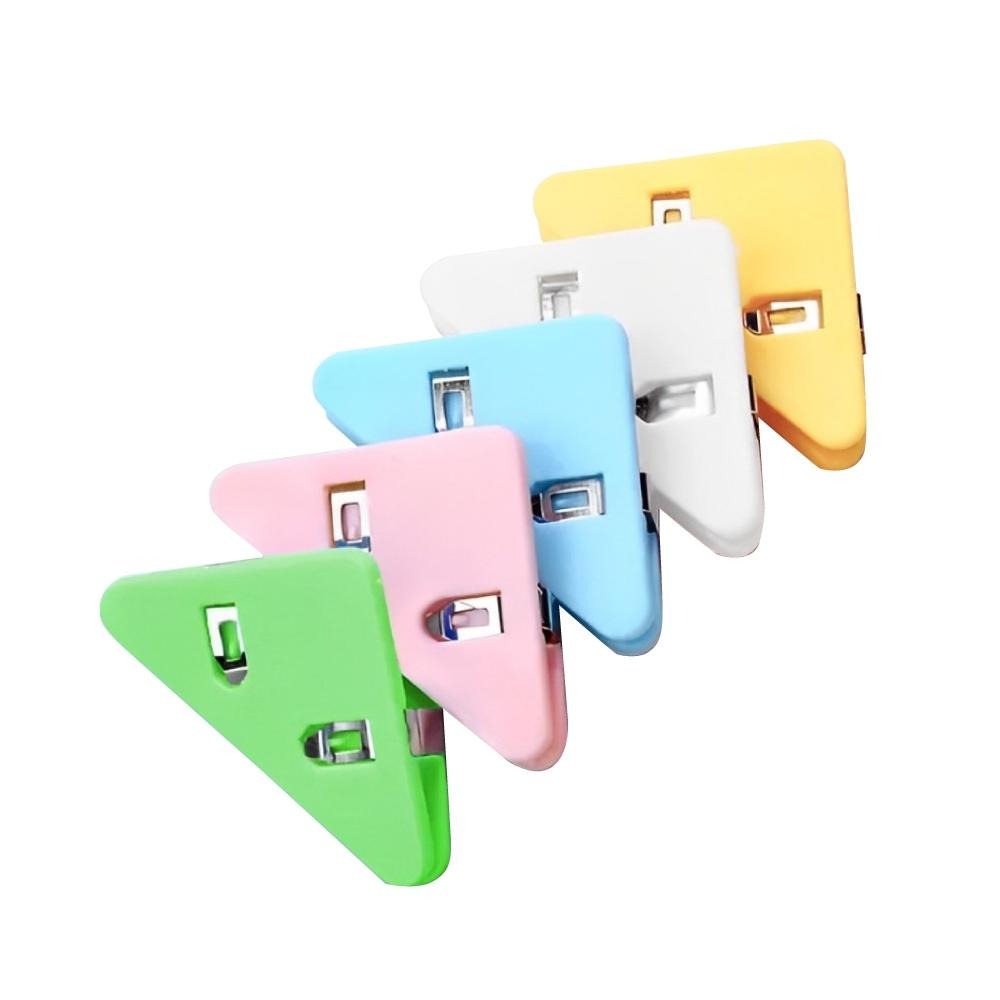 文件夾 三角夾 三角邊角夾 迷你文件夾 邊角夾 檔案邊夾 文具用品 【啡茶時刻】-細節圖9