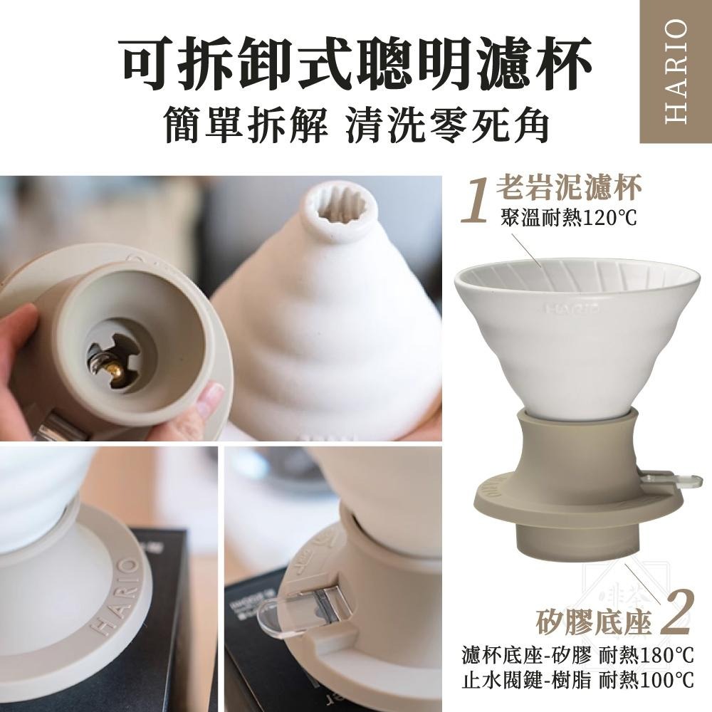 HARIO switch 聰明濾杯 V60 白老岩泥 火山黑 咖啡器具 【啡茶時刻】-細節圖4