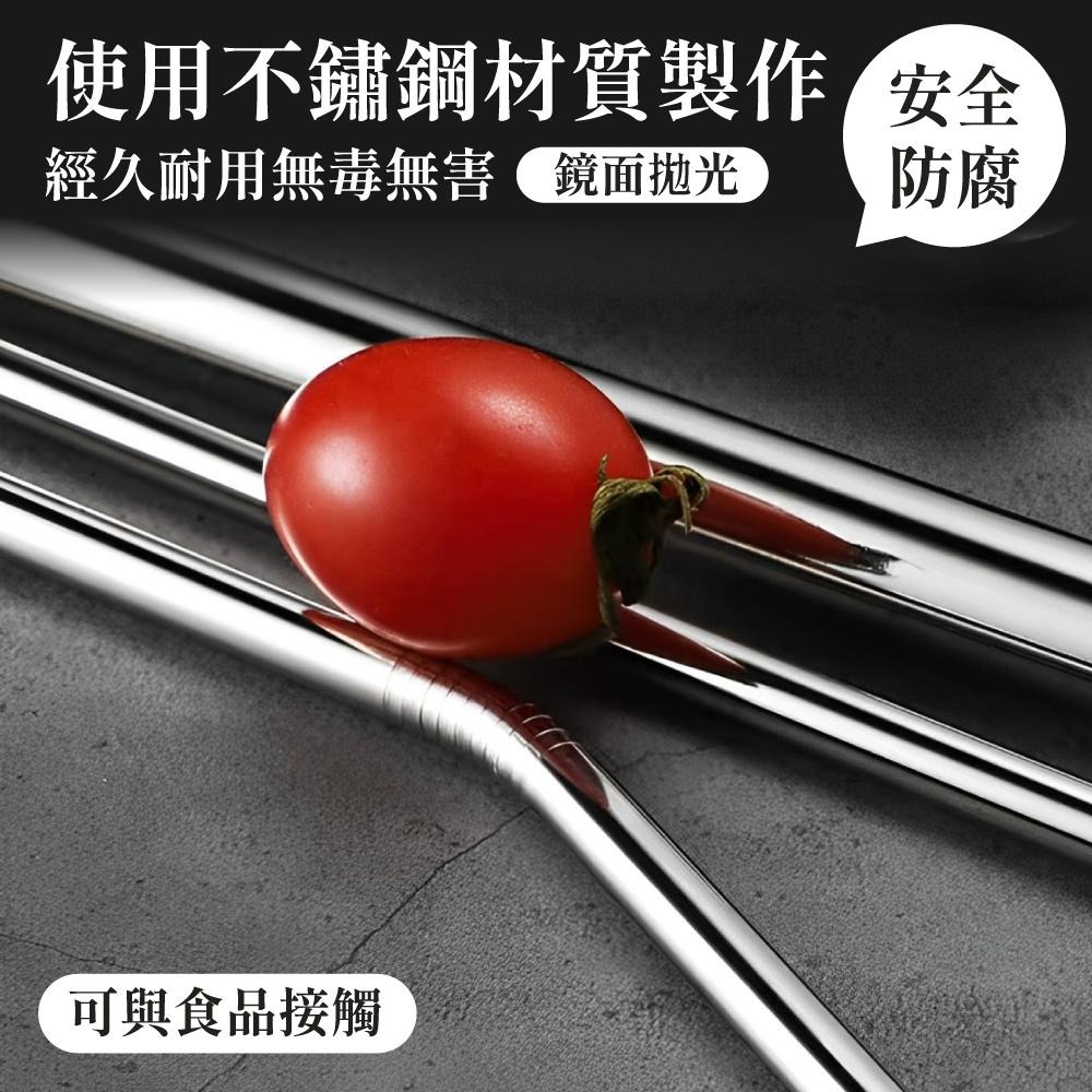 吸管 不鏽鋼吸管 飲料吸管 餐具 316材質 環保吸管 316不鏽鋼吸管 SGS檢驗【啡茶時刻】-細節圖2