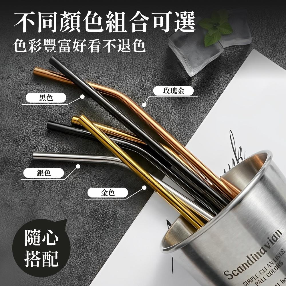 吸管 不鏽鋼吸管 飲料吸管 餐具 316材質 環保吸管 316不鏽鋼吸管 SGS檢驗【啡茶時刻】-細節圖3