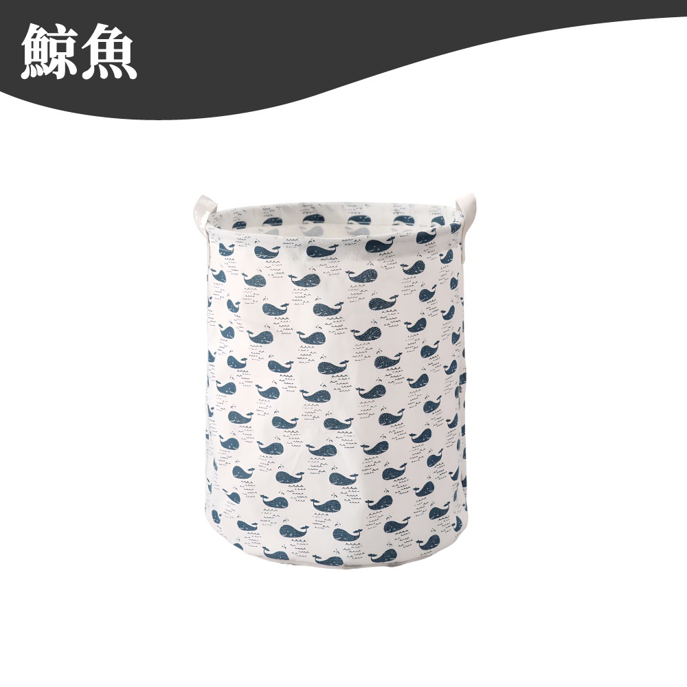 圓形摺疊洗衣籃 手提洗衣籃 圓形棉麻收納籃 衣物籃 圓筒收納籃 洗衣籃 髒衣籃 收納桶 衣物桶 造型收納籃 【啡茶時刻】-規格圖9