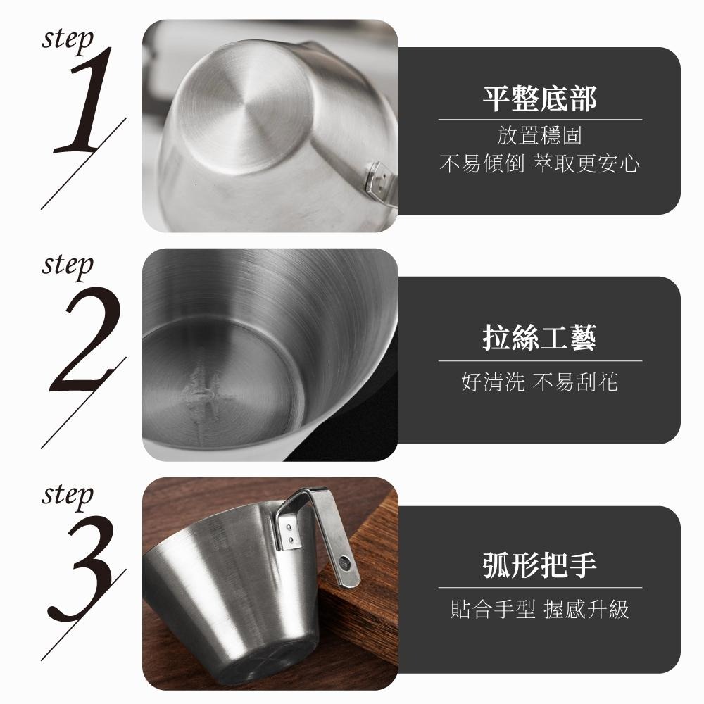 濃縮萃取杯 100ml 盎司杯 量杯 304不鏽鋼咖啡量杯 咖啡量杯 義式濃縮咖啡 小奶盅 刻度杯 【啡茶時刻】-細節圖4