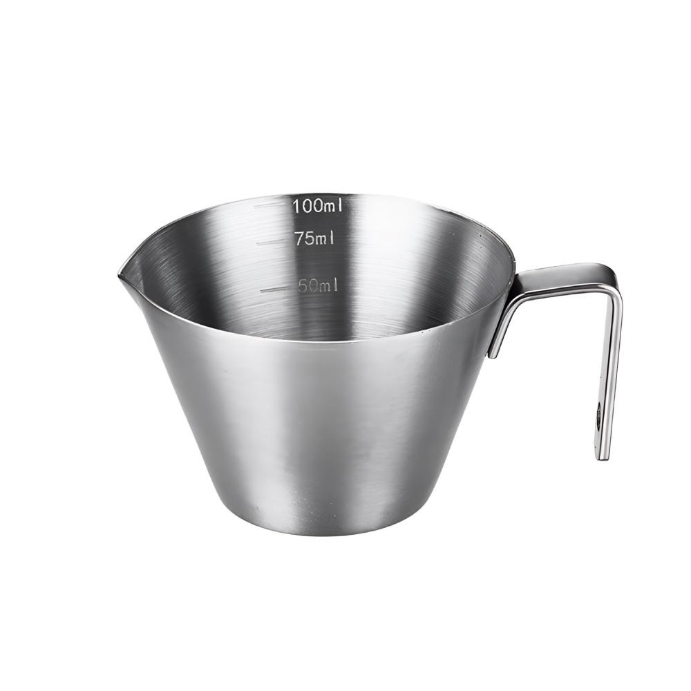 濃縮萃取杯 100ml 盎司杯 量杯 304不鏽鋼咖啡量杯 咖啡量杯 義式濃縮咖啡 小奶盅 刻度杯 【啡茶時刻】-細節圖9