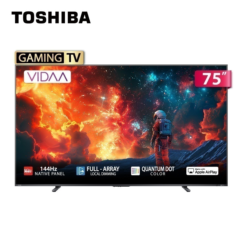 TOSHIBA 東芝 REGZA 75型 4K QLED AirPlay2 智慧顯示器(75Z670NT)-細節圖2
