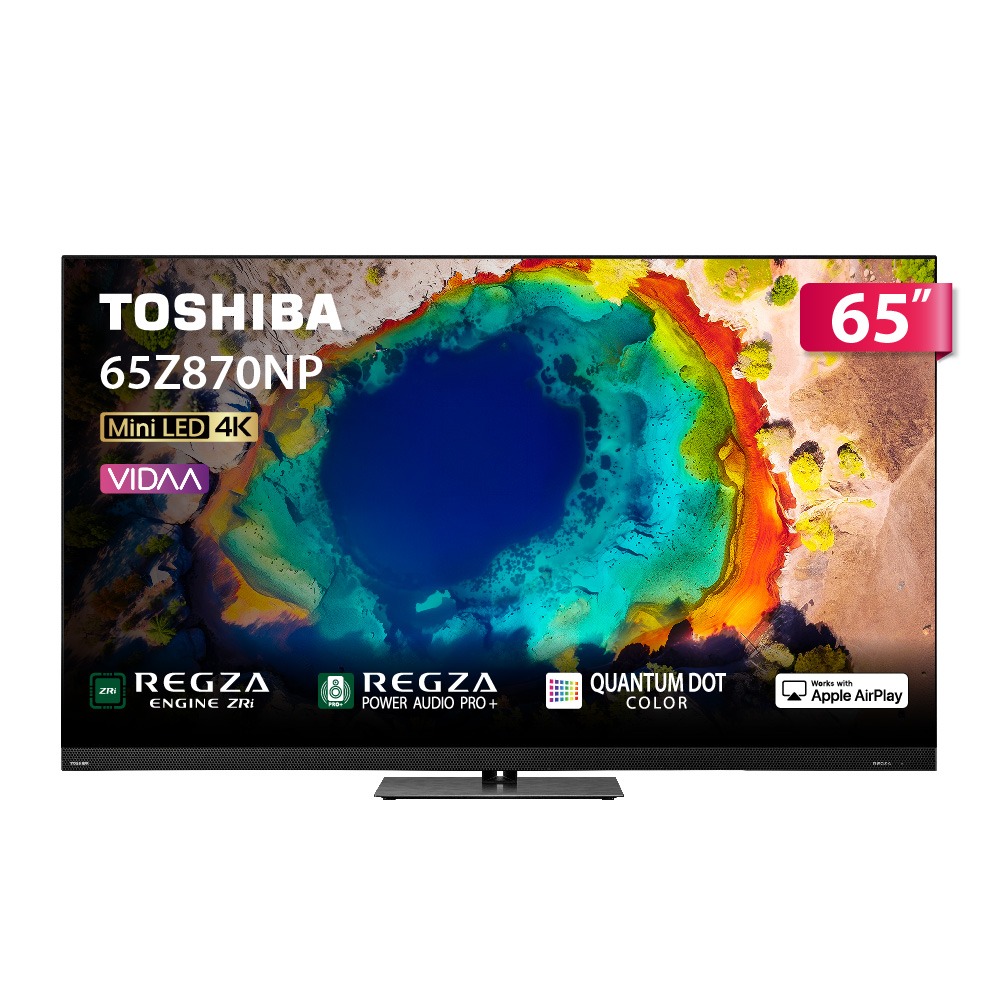 TOSHIBA 東芝 REGZA 65型4K AirPlay2 智慧顯示器 65Z870NP 含壁掛安裝-細節圖2