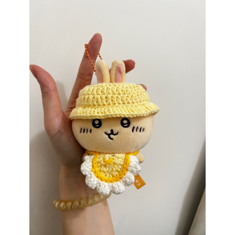 吉伊卡哇娃衣（烏薩琪小腳）_娃娃巾+帽子_共四色 ✿花福手作｜鉤針 手工 吊飾 客製-規格圖1