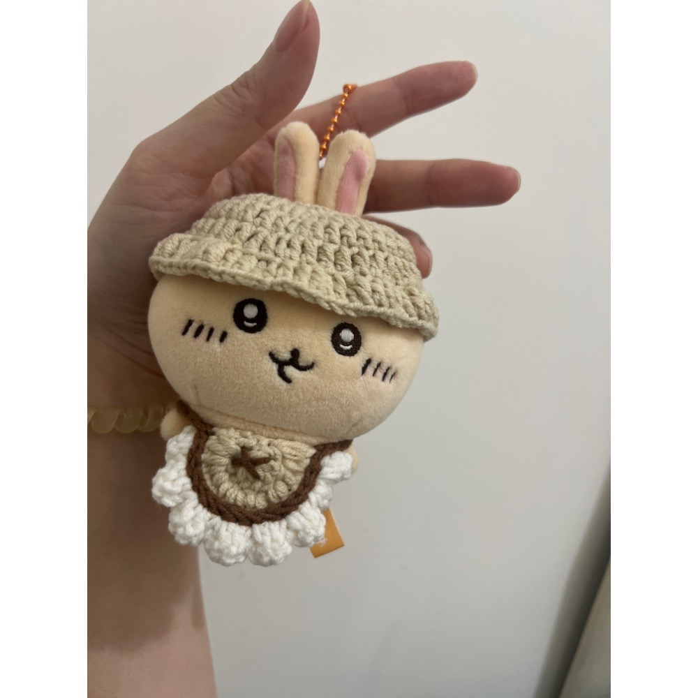 吉伊卡哇娃衣（烏薩琪小腳）_娃娃巾+帽子_共四色 ✿花福手作｜鉤針 手工 吊飾 客製-規格圖1