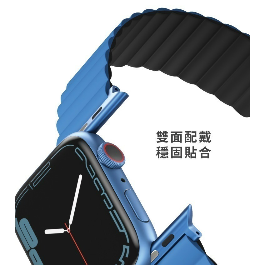 UNIQ Revix Apple Watch雙色防水矽膠磁吸錶帶 蘋果錶帶 磁吸錶帶 新色上市-細節圖6