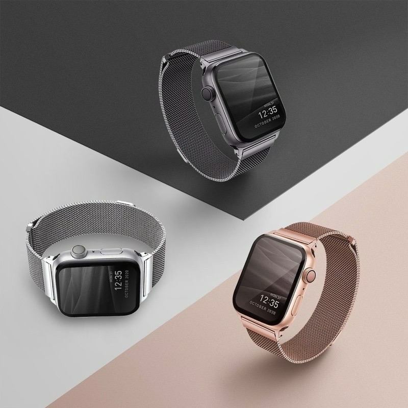 UNIQ Dante Apple Watch 不鏽鋼米蘭磁扣錶帶 蘋果錶帶 米蘭錶帶 磁吸錶帶 樂姐小舖-細節圖2