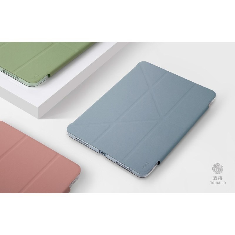 UNIQ 抗菌磁吸設計帶支架多功能極簡透明 iPad保護殼 平板殼 10.2吋 防摔殼 軍規殼-細節圖4