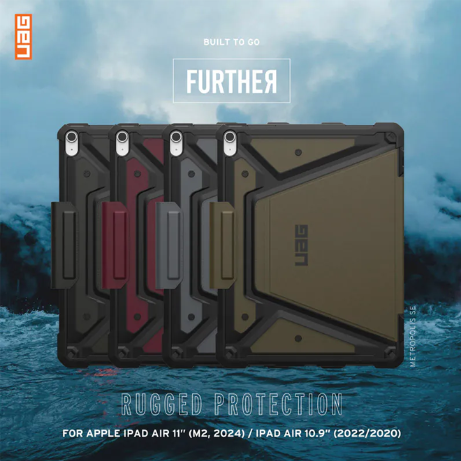 【UAG】iPad Air 11(2024)/10.9吋 都會款耐衝擊保護殼-細節圖2