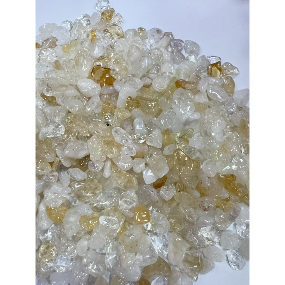 巴西黃水晶 巴西黃阿賽水晶 天然水晶碎石 淨化碎石 魚缸花盆造景石 黃水晶 純天然無優化 招財碎石-細節圖2