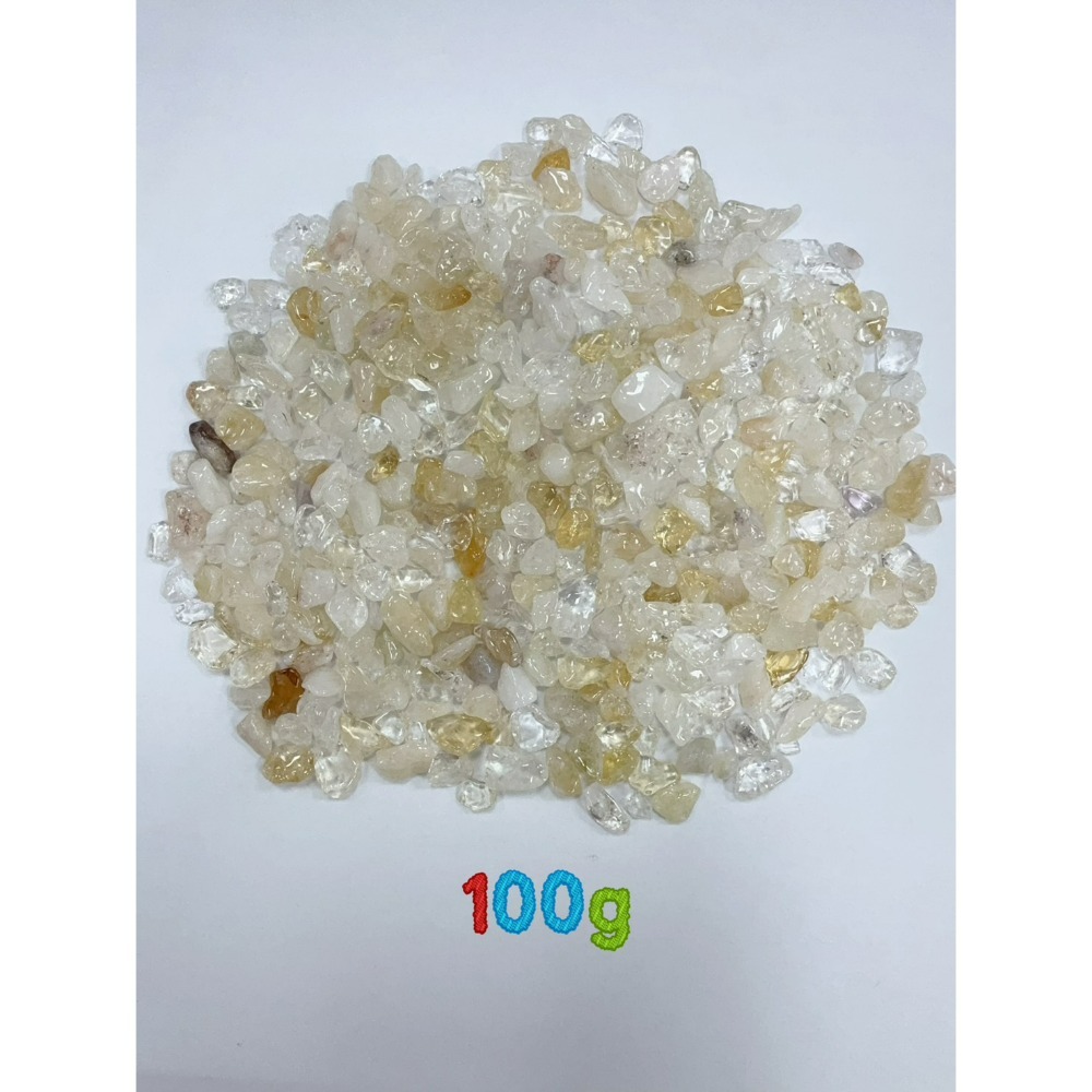 巴西黃水晶 巴西黃阿賽水晶 天然水晶碎石 淨化碎石 魚缸花盆造景石 黃水晶 純天然無優化 招財碎石-規格圖3