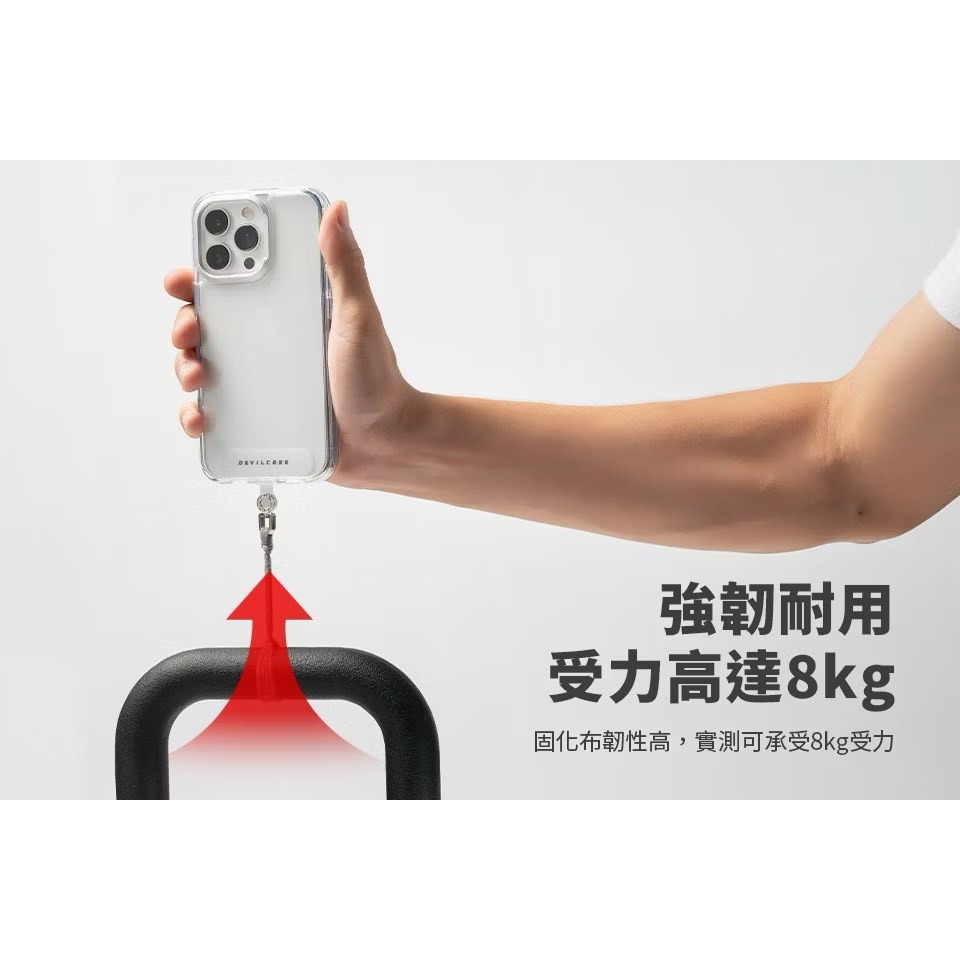 DEVILCASE 惡魔防摔殼 360°可旋式手機墊片 掛片 手機掛繩 墊片 掛繩 掛繩夾片-細節圖7