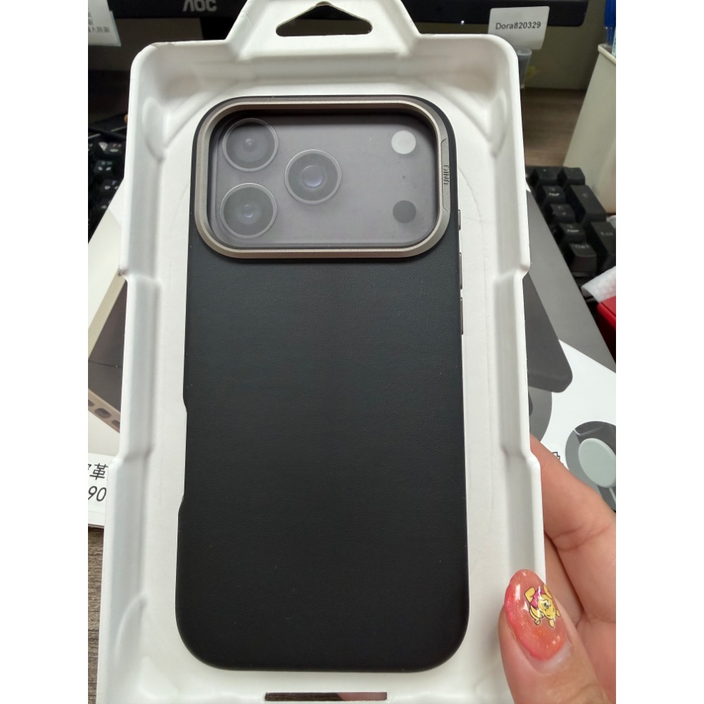 UNIQ Lyden Magclick 耐刮皮革磁吸保護殼 for iPhone 17-細節圖2