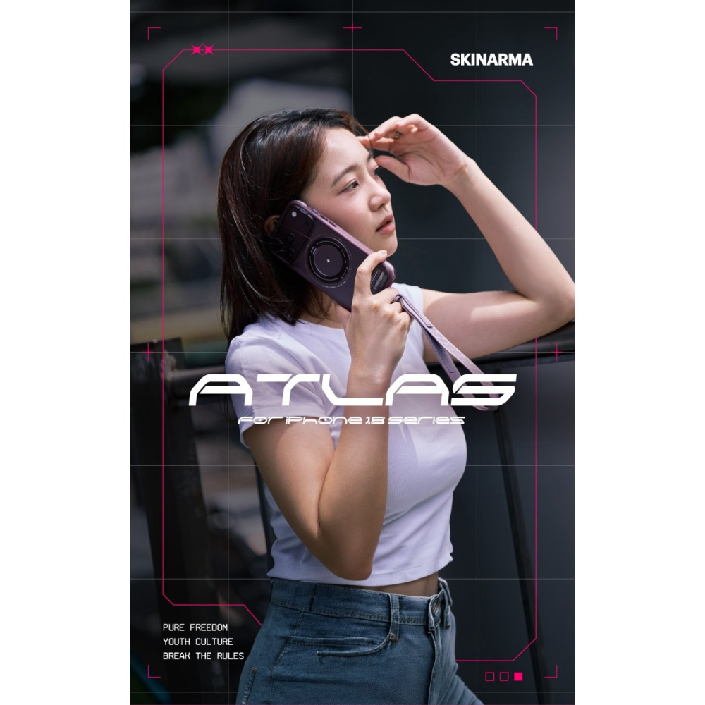 SKINARMA Atlas 抗震氣囊支架防摔殼 for iPhone 18-細節圖2