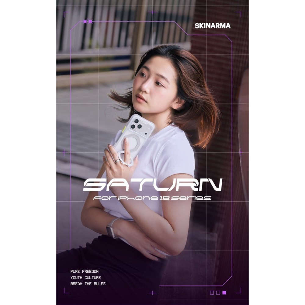 SKINARMA Saturn 360旋轉星環支架殼 for iPhone 18-細節圖2
