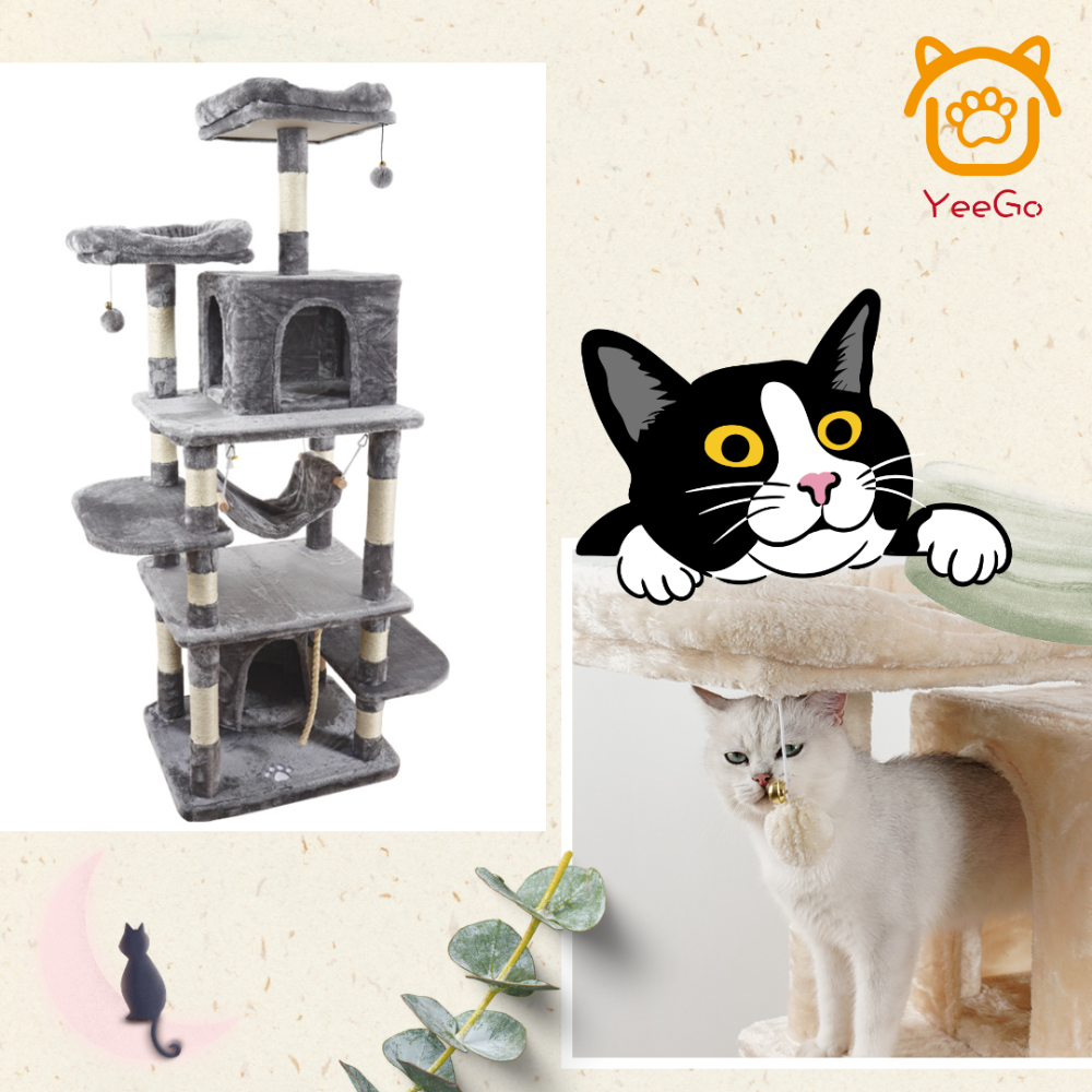 【億品購批發倉】豪華絨布大型貓跳台-225-細節圖3