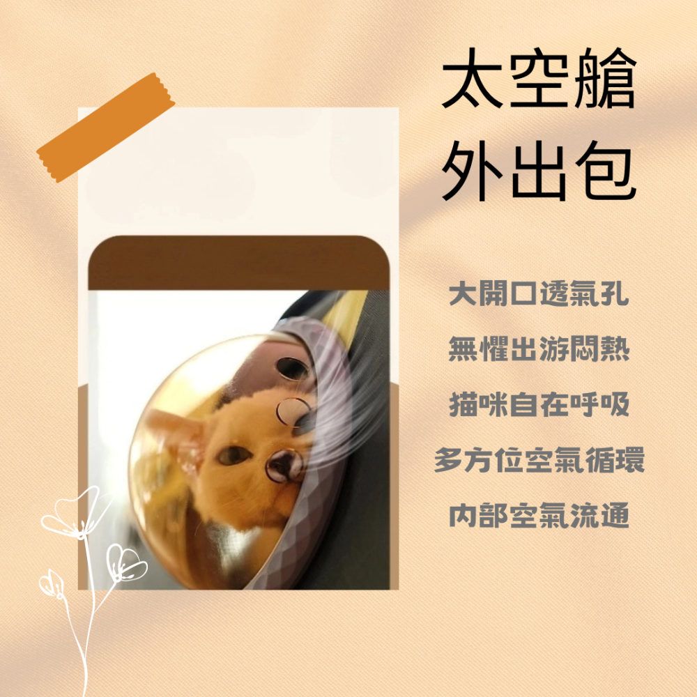 【YeeGo 億購寵物】寵物外出包 兔子外出 寵外出包 蜜袋鼯外出包 倉鼠外出  寵物手提包 寵物太空艙包 寵物單肩包-細節圖2