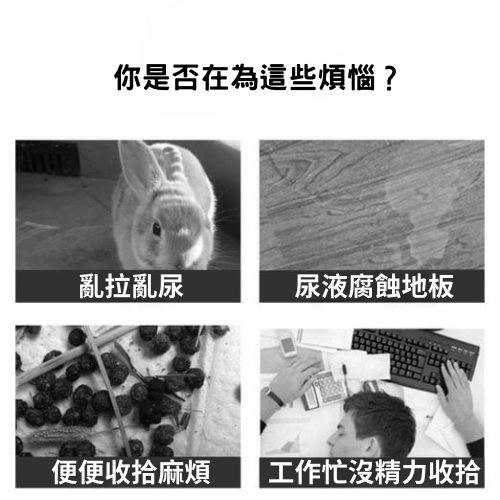 【YeeGo 億購寵物】安哥拉兔廁所 龍貓廁所 豚鼠廁所 荷蘭豬廁所 方形雙層易清洗大廁所 寵物廁所-細節圖4