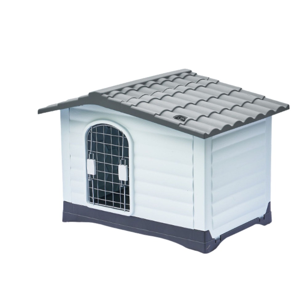 【YeeGo 億購寵物】424S中小型犬戶外防風防雨狗屋 寵物別墅 狗房子 狗別墅 四季通用 防水寵物窩 可水洗-規格圖2