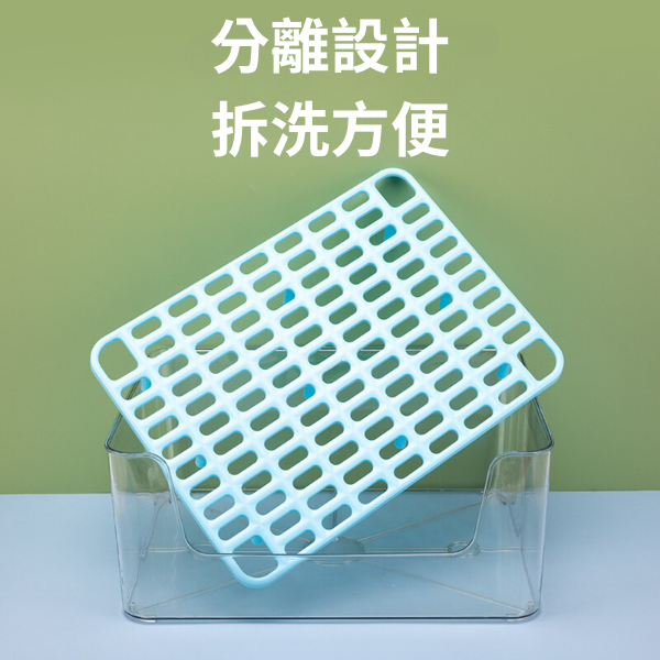 【YeeGo 億購寵物】兔子便盆 兔子廁所 小動物廁所  厚邊便盆 四角便盆 方形便盆  兔廁所-細節圖2
