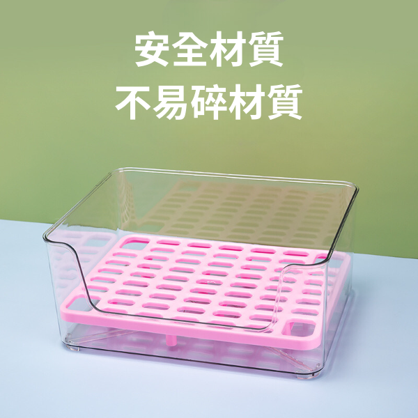 【YeeGo 億購寵物】兔子便盆 兔子廁所 小動物廁所  厚邊便盆 四角便盆 方形便盆  兔廁所-細節圖3
