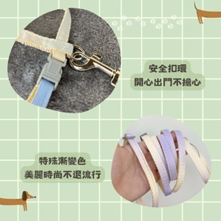 【YeeGo 億購寵物】通用漸變單牽引繩套裝 貓咪牽繩 貓牽繩 寵物胸背帶 貓咪胸背帶 胸背帶-細節圖3