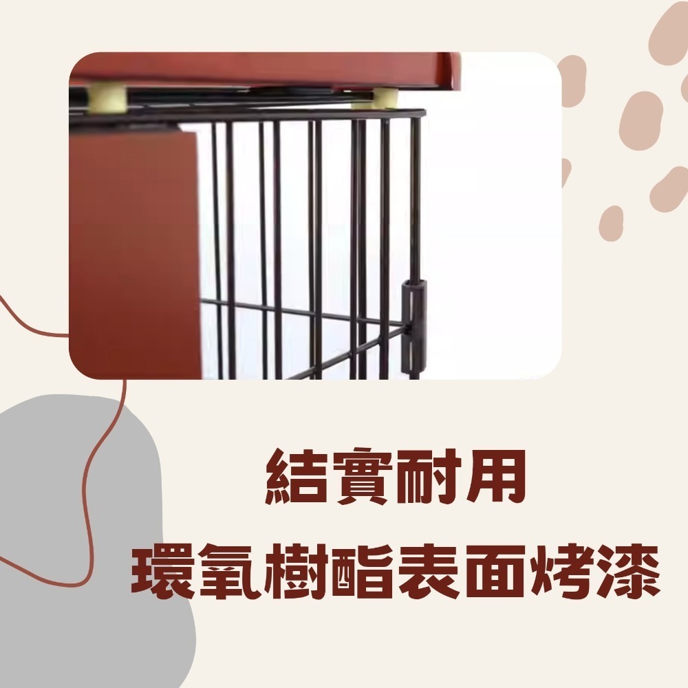 【YeeGo 億購寵物】北歐風木質小號單層別墅籠 腳踏墊 貓籠-細節圖6