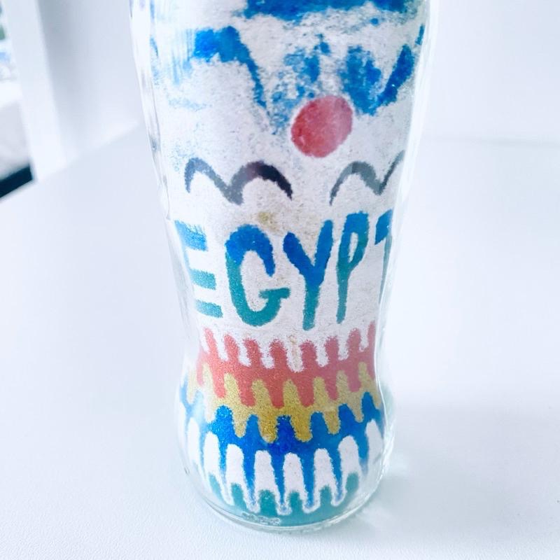 【迷人埃及沙畫瓶】將藍天.駱駝.沙漠裝入瓶中 藝術家手作 限量-細節圖6