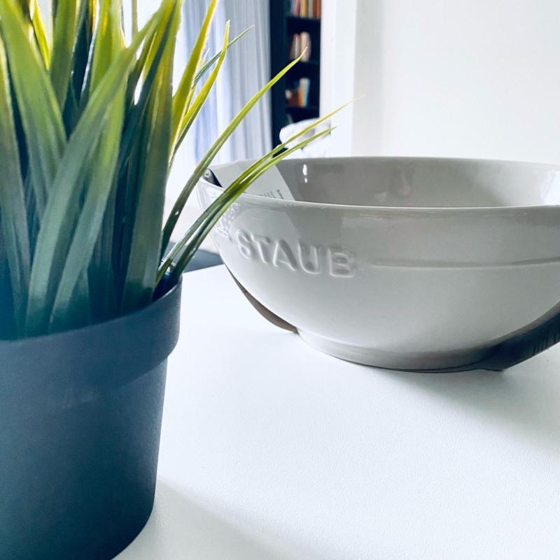 打造黑白大廚餐桌！【法國staub_陶瓷沙拉碗】療癒亞麻色 米其林主廚愛用 葡萄牙-細節圖2