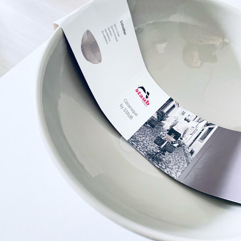 打造黑白大廚餐桌！【法國staub_陶瓷沙拉碗】療癒亞麻色 米其林主廚愛用 葡萄牙-細節圖8