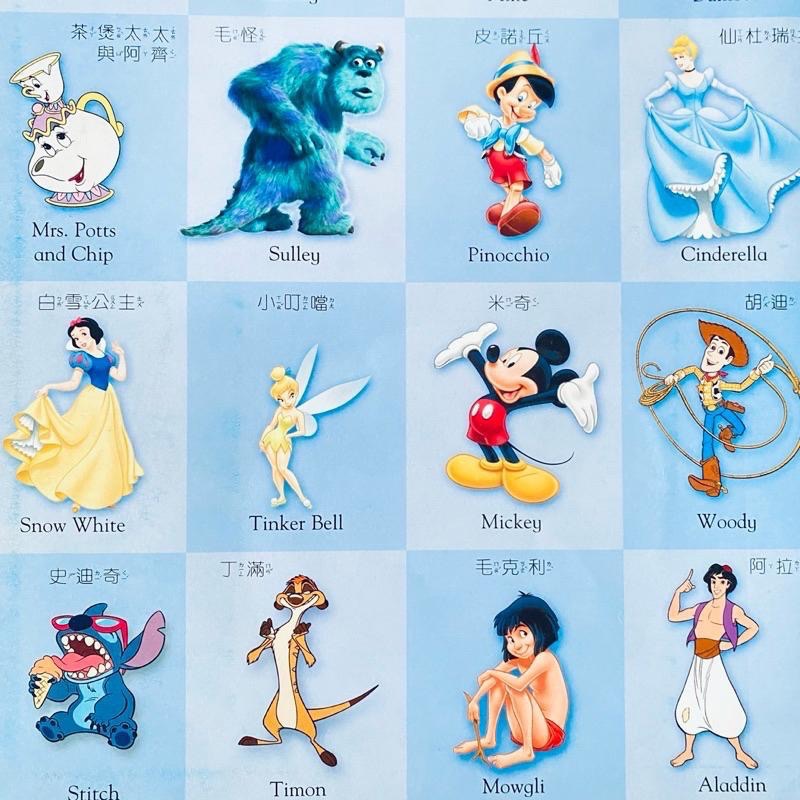 【迪士尼-1000句英檢圖典】迪士尼的歡樂世界童書 雙語繪本 二手童書-細節圖7