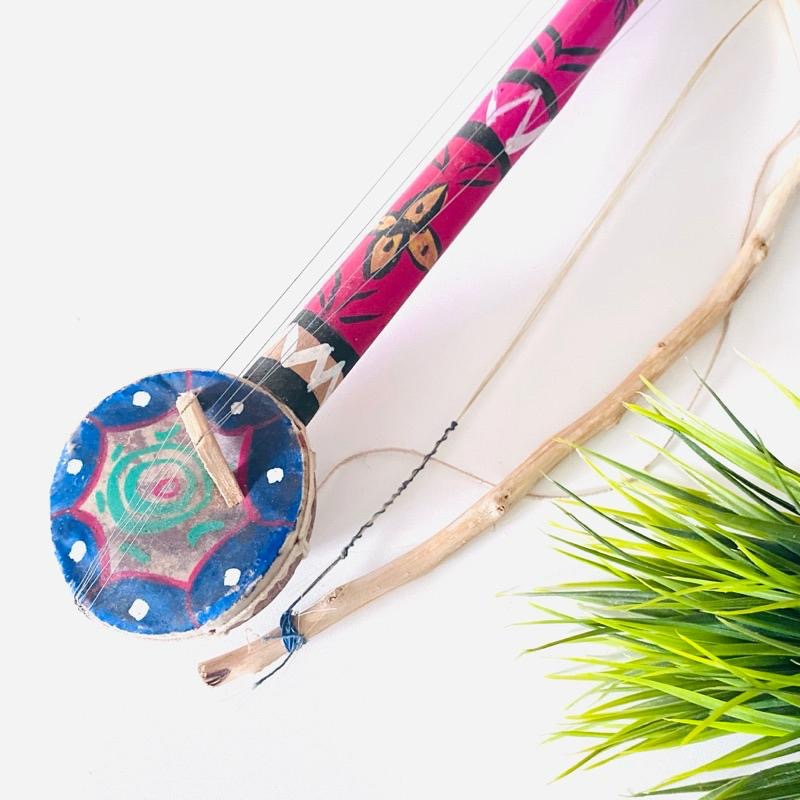 【印度手繪_西塔琴】印度原產 /獨一無二匠人手作彩繪款l-細節圖2