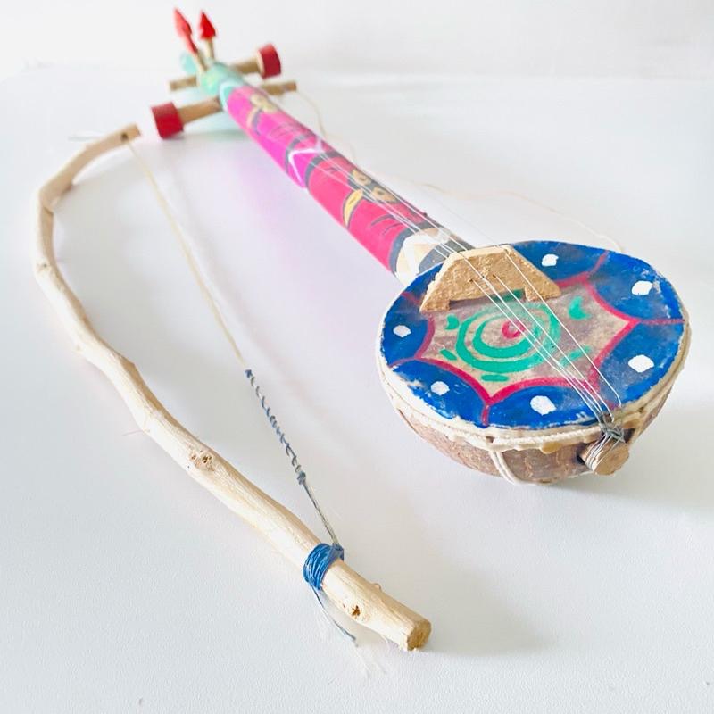 【印度手繪_西塔琴】印度原產 /獨一無二匠人手作彩繪款l-細節圖6