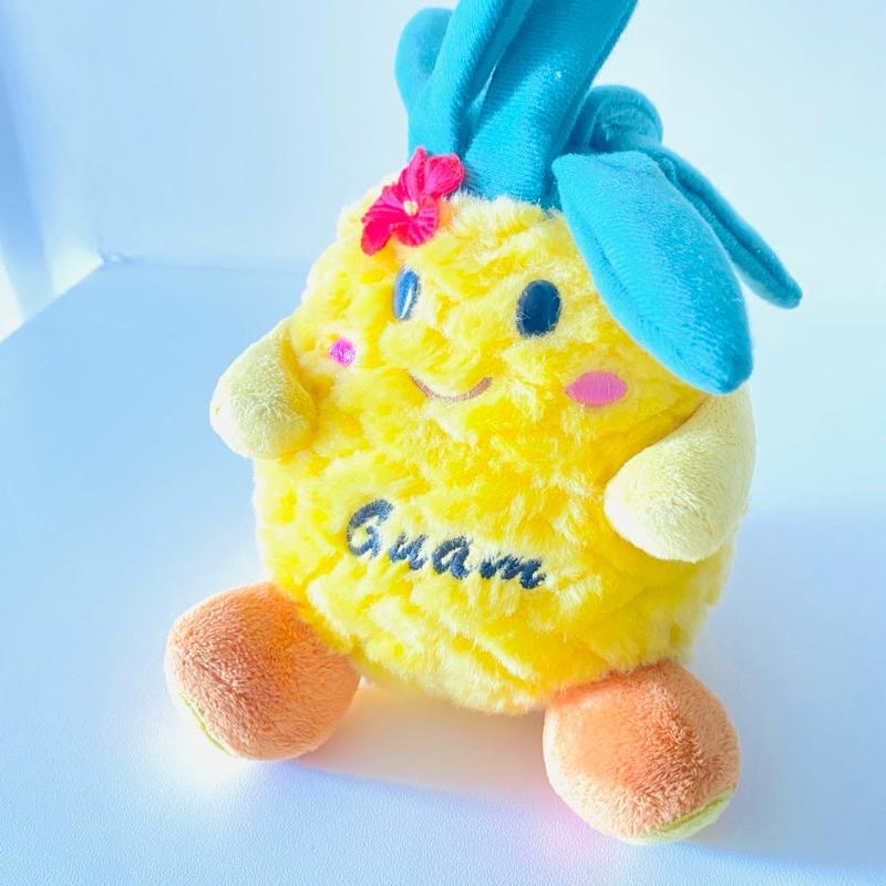 超旺財富體質！【關島-Guam鳳梨娃娃】熱情島嶼 絨毛玩偶 安撫娃娃 居家擺飾 全新-細節圖2
