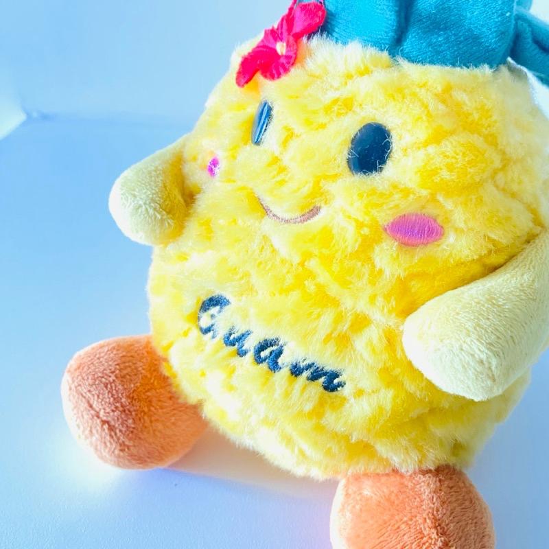 超旺財富體質！【關島-Guam鳳梨娃娃】熱情島嶼 絨毛玩偶 安撫娃娃 居家擺飾 全新-細節圖7