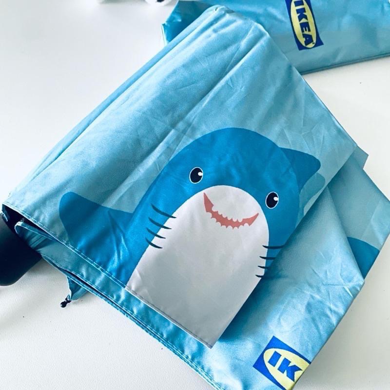 回頭率超高！【IKEA_鯊鯊折疊傘】可愛到尖叫 超萌晴雨兩用傘 限量 全新現貨-細節圖9