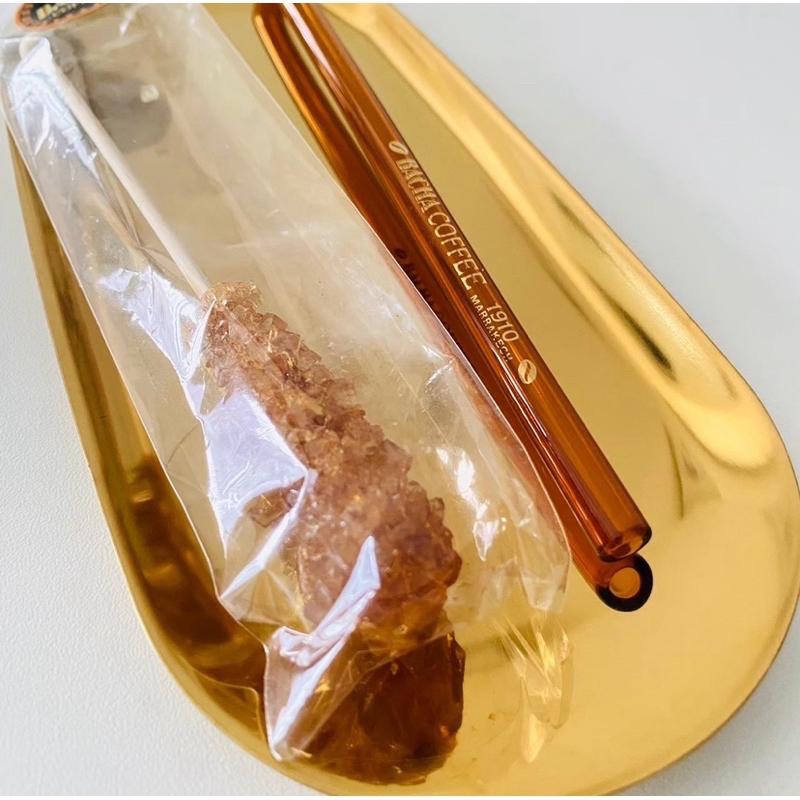 【Bacha Coffee摩洛哥限量組】琥珀色吸管 糖棒-細節圖5