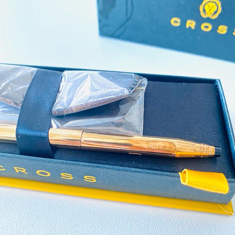 【美國高仕_Cross黃金原子筆】百年經典絕版款｜業務簽約神筆！👏銀行財運加持～14K黃金-細節圖3