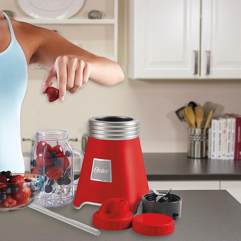 【美國OSTER _隨鮮瓶果汁機】梅森罐Ball隨手瓶 榨汁機 綠拿鐵 冰沙-細節圖4