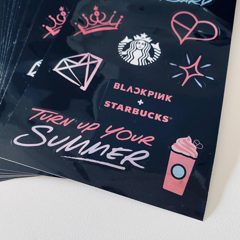 【Blackpink 7週年貼紙🌸】星巴克Starbucks聯名裝飾貼紙!!!限量倒數-細節圖4
