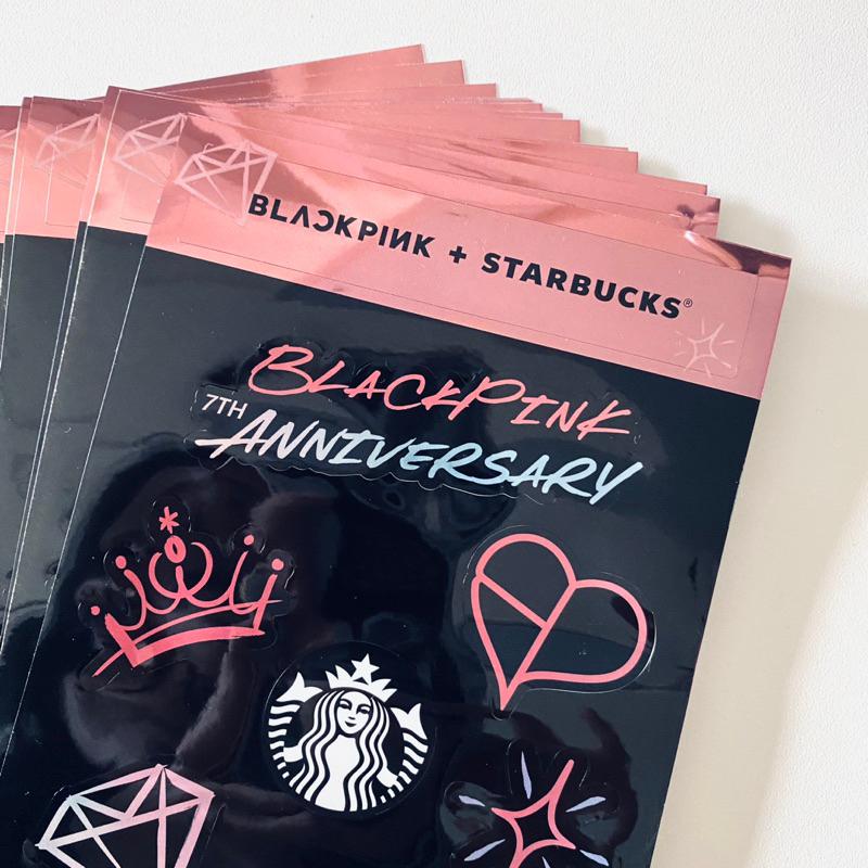 【Blackpink 7週年貼紙🌸】星巴克Starbucks聯名裝飾貼紙!!!限量倒數-細節圖5