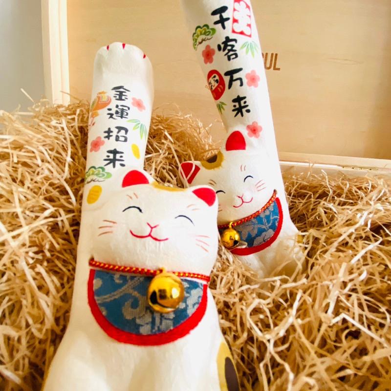 【日本_👋長手招財貓】好運居家擺設 辦公室風水 龍虎堂招財貓-細節圖3