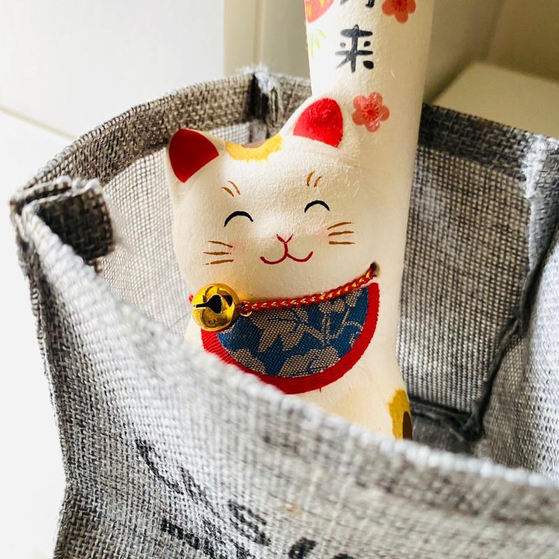 【日本_👋長手招財貓】好運居家擺設 辦公室風水 龍虎堂招財貓-細節圖5