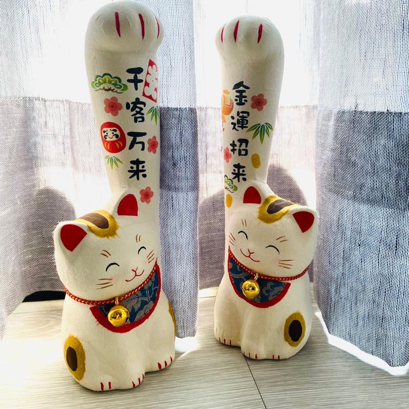 【日本_👋長手招財貓】好運居家擺設 辦公室風水 龍虎堂招財貓-細節圖6